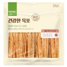 네츄럴랩 건강한 슬림 건조 육포 강아지 간식, 닭가슴살, 300g, 1개