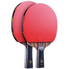 成人初學者6星桌球拍 直拍+橫拍 JC157 紅色, 單品