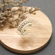 3層時尚造型耳扣