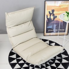 블루밍홈 코어리 클라이너 소파 PU 인조가죽, 아이보리