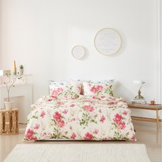 GOOSE&HOME 花卉圖案天絲棉寢具組