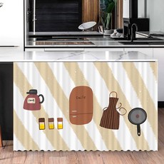 Arty Home 咖啡與烹飪魔鬼氈櫥櫃簾, MGL026