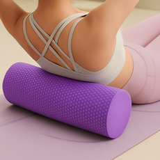 몰투데이 부드러운 EVA 폼롤러, 퍼플, 1개