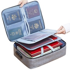 iSFun 防盜密碼旅行三層多格大容量收納包