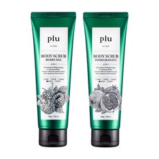 plu 綜合莓果身體磨砂霜 200g+石榴身體磨砂霜 200g, 1套
