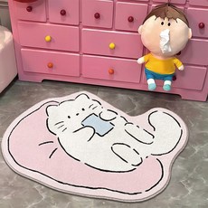 데이소이 귀여운 만화 캐릭터 인테리어 미니 러그 13 휴대폰 고양이