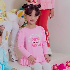 女童用 Teenieping 哈啾萍 長袖緊身褲上下套裝