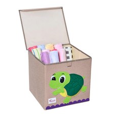 스윗조이 동물 친구들 수납 박스 스툴 의자, 거북이