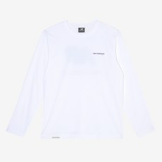 뉴발란스 남녀공용 UNI 에센셜 등판 빅로고 긴팔 티셔츠 NBNDEB3003