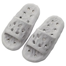 Nizeu 防滑 高級 EVA 浴室 拖鞋, 1個, 灰色