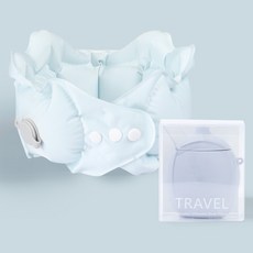 EVER HOUSE 便攜式充氣氣墊頸枕, 天空藍