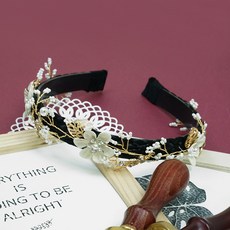 DRESSHOUSE 女孩童藤蔓花韓服髮箍