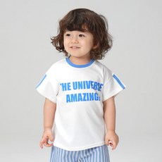 KIDSCOMO 兒童透氣Amazing短袖上下衣套裝