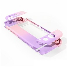 대니하우스 닌텐도 스위치 OLED 파스텔 케이스, 퍼플핑크, 1개