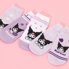 PremierFam 兒童酷洛米多款短襪5雙組