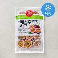 패션후르츠 하프 (냉동), 1개, 500g