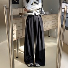 Awesomeful 女性羅曼寬版西裝褲 A24SPP010302