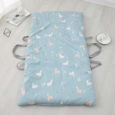 보떼하우스 통째로 빨아쓰는 95도 모달 피그먼트 리버서블 유아 패드, 라마 블루, 1개