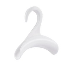 가방 모자 후크 아치형 옷걸이, 하얀색, 1개