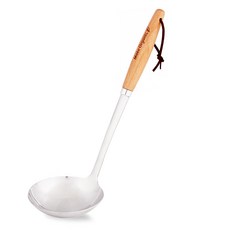 퀸센스 메이크 스텐 우드핸들키친툴 대국자, 혼합색상, 1개