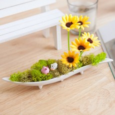 flowertree SoKoob 迷你北歐風盆栽人造花, 混色