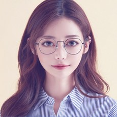 MELACME 男女通用 六角 多角 圓形 β鈦 黑色 眼鏡框
