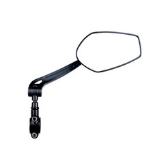 Dvic 自行車進階後照鏡 右側用, 黑色, 1個