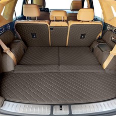 비비키 프리미엄 풀커버 트렁크매트, 제네시스 GV80 7인승 2020년~, 다크브라운