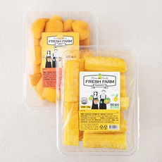 프레쉬팜 파인애플 1.6kg + 단감 1.5kg 세트, 1세트