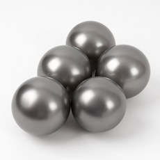 Sempertex 氣球 13cm, 絲綢午夜灰色, 100個