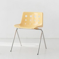 마켓비 CHEESE 의자 KS1081ST, 옐로우, 4개