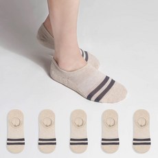 Si Ner socks 女性防滑環狀網眼氣墊毛圈運動船型襪5雙組