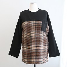 iyaan 孕婦格紋長袖上衣