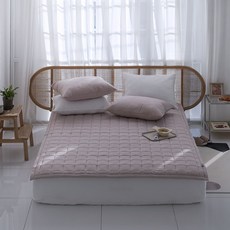 Wellness格紋薄墊, 米色