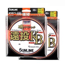 SUNLINE ISO SP 遠距離釣魚線 KB 6 2p, 混色