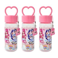 Lebanese Confused Catch Tiny Ping 心形手柄瓶 + 帽子 Chu Ping 鑰匙扣 3p, 混色, 380ml