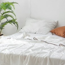 ARPEGGIO BASIC 圖案設計涼感絎縫被, 涼感熊 棕色