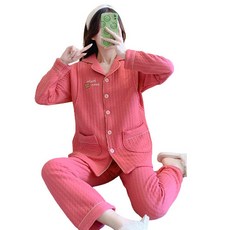 Damon 孕婦小熊口袋睡衣上下衣套裝 iin134