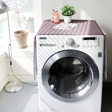 CASA VERDE Mark 防滑洗衣機多用途罩, 酒紅色