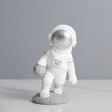makeme 太空人桌面擺飾, 籃球太空人 銀色