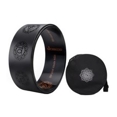 Nice Goodie瑜珈輪PU+收納袋, 黑色（瑜伽輪）