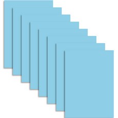 Wonjin 彩色硬紙板 1T 天藍色, 4 開, 8個