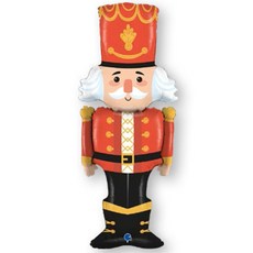 GRABO BALLOONS 銀箔胡桃鉗, 混合顏色, 1個