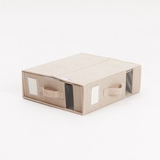 efactory Judy N 布質棉被收納箱, 1個, 米色