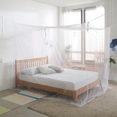 GUMDONGE 金青銅 方形蚊帳 一般款, 白色