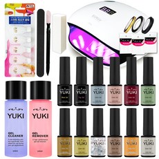 YUKI 綜合凝膠美甲護理組 C款 48W 89, 25種, 1套