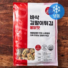 맘으로 바삭김말이튀김 불닭맛 (냉동), 1kg, 1개