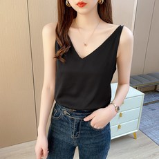 PEONIST 女款無袖內搭絲質背心