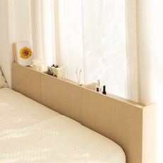 라샘 DIY 침대 틈새 수납장 400 일반형 IH24133, 내추럴