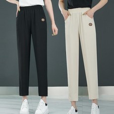 엘쏘 여성용 여름 쿨 밴딩 팬츠 2종 세트